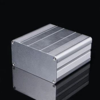 DIY алуминиев корпус за електронен проект PCB инструментална кутия 100x100x50