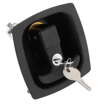 T-дръжка заключване с ключове лесен за инсталиране траен черен цвят