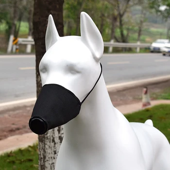 Куче мека маска за уста Домашен любимец дихателни PM2.5 филтър куче анти-мъгла мъгла маски против прах газ замърсяване муцуна защита регулируема