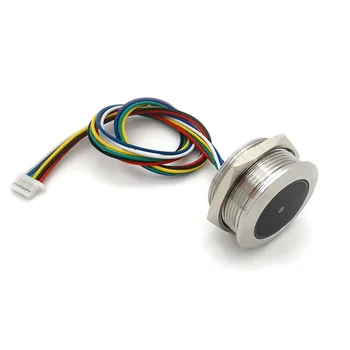 GM861 Метална LED контролна пръстеновидна индикаторна светлина UART интерфейс 1D / 2D баркод QR код баркод четец модул