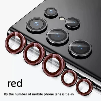 Диамантен капак на обектива за Samsung S23 Ултра защитни филми за Samsung Galaxy S22 Ultra Camera Protector Ring Caps
