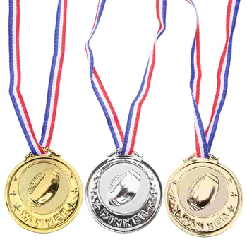 3pcs Награда за състезание Медал Висяща спортна среща Медал Кръгъл медал