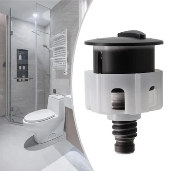 тоалетна бутон ABS двойно промиване пестене на вода хром за идеален цистерна резервоар 38-49mm черен хардуер за подобряване на дома