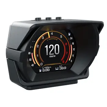 Auto GPS скоростомер кола HUD Head Up дисплей с висока разделителна способност дисплей цифров GPS скоростомер с превишена скорост аларма вода