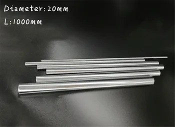 2pc диаметър 20mm - 1000mm линеен кръгъл вал втвърден прът хромиран линеен вал за линейна плъзгаща система CNC XYZ таблица