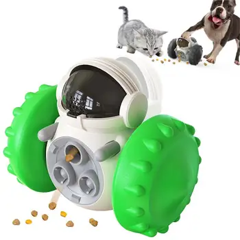 2022 Нов домашен любимец дъвчене теч робот баланс кола модел Slow Food Leaker е универсален инструмент за хранене на котки и кучета