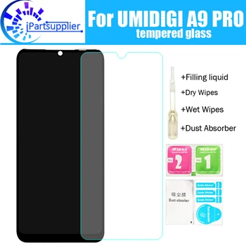 UMIDIGI A9 PRO Протектор от закалено стъкло 100% добро качество Премиум 9H екран протектор аксесоари за A9 PRO (не 100% покрит)