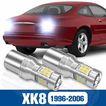 2pcs LED обратна светлина обратно нагоре лампа аксесоари Canbus за Jaguar XK8 1996-2006 2000 2001 2002 2003 2004 2005