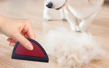 Car Pet Hair Remover Котешки четки за коса за масаж Груминг за домашни любимци Fuzz Четка за самобръсначка за килим, килим, диван, подложки за крака