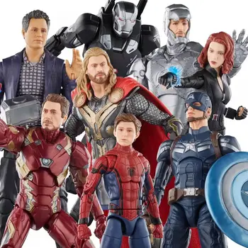 New Marvel Legends Series The Infinity Saga Quicksilver Spider-Man War Machine Captain America Iron Man 16cm Action Figure