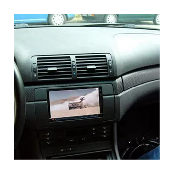 2Din аудио панел модификация панел DVD навигационен панел рамка кола фасции стерео радио панел за 98-05 BMW 3-Series E46