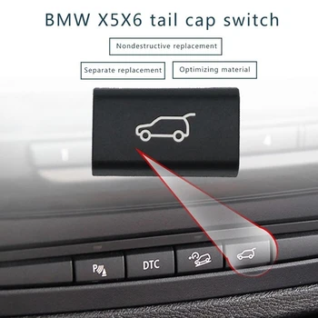 Car задния капак на багажника бутон за превключване на багажника за BMW X5 E70 2006-13 X6 E71 2008-2014