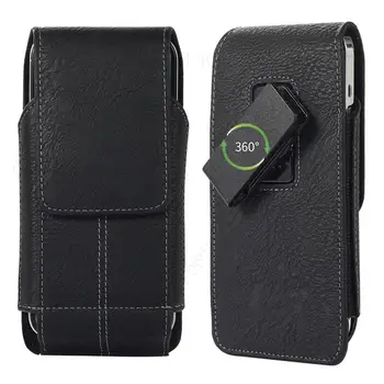 Магнит флип кожена торбичка телефон случай за Samsung A24 A54 A34 A53 A73 A33 A13 A23 A52S A04s A82 5G 360 клип колан талия портфейл чанта