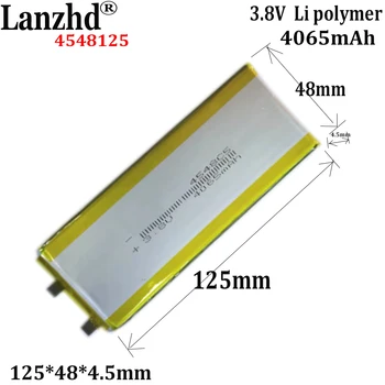 3.7v полимерна литиева батерия за лаптоп VGP-BPS36 Мобилна мощност LED светлина DVD Bluetooth високоговорители 4548C5 4548125 4065mAh