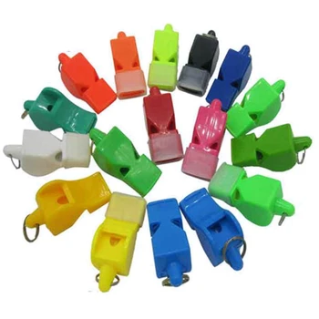 NEW-250 Pcs Non-Nuclear Professional Referee Whistle Fox Whistle Plastic Life-Saving Whistle Special For Game