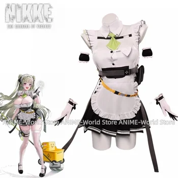 Игра NIKKE: Богинята на победата Косплей костюм Сода прислужница униформа аниме Лолита JK пола момичета престилка шапки Хелоуин костюми