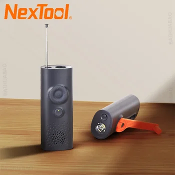Nextool 6 IN 1 Многофункционален комплект аварийни инструменти Радио фенерче Ръчно извити електрически генератори Power Bank High Decibel Alarm Set
