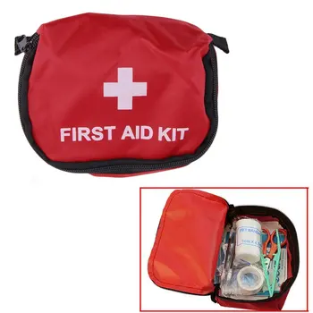  11 * 15.5 * 5cm външна чанта за първа помощ 0.7L червена PVC къмпинг аварийно оцеляване празна чанта превръзка водоустойчива медицинска чанта за съхранение