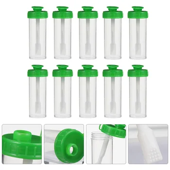 Specimen Cup Stool Container 15ml Stool Specimen Cup 50pcs Fecal Test Tube with Screw Lid Sample Sample Bottle for Laboratory
