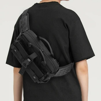 Мъже водоустойчива талия чанта открит спортен гърдите пакет за тийнейджър мъжки рамо колан чанта crossbody чанти