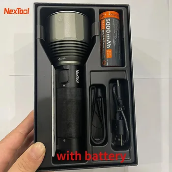 Nextool акумулаторно фенерче 2000lm 380M 5 режима 5000mAh LED светлина тип-C търсене факел за открит къмпинг IPX7 водоустойчив