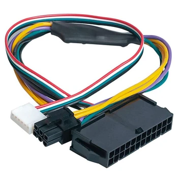 24 пинов към 6-пинов PCI-E ATX кабел за главен захранващ адаптер за дънна платка за работна станция HP Z230 Z220 SFF