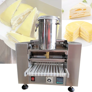 Популярен дизайн Напълно автоматична машина за палачинки с хиляда слоя торта Печена патица кръгова палачинка машината за правене