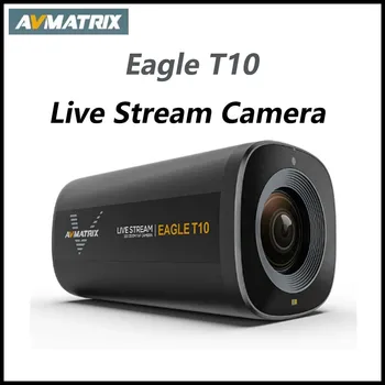 AVMATRIX Eagle T10 10X Zoom TOF Autofocus Live Stream Camera Широкоъгълен изстрел Тип-C USB & HDMI-съвместим 5 милиона пиксела