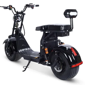  ЕИО / COC сертифицирани електрически триколки 1500w двойна седалка 2 колела електрически скутери възрастни