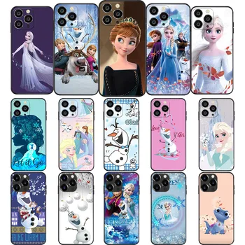 NY-86 Queen Elsa Frozen мек калъф за iPhone 5S SE 6 6S 7 8 11 X XS XR Plus Pro Max