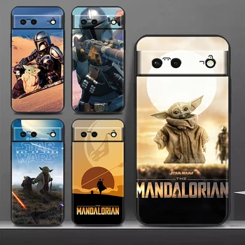 Star Wars Space Hero Cool удароустойчив калъф за Google Pixel 7 6 Pro 6a 5 5a 4 4a XL 5G силиконов мек черен капак на телефона