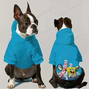 Качулка куче качулка за малки породи кучета пуловер модерен големи дрехи за кучета зимни минималистични облекло облекло за кучета през 2023 г. мопс
