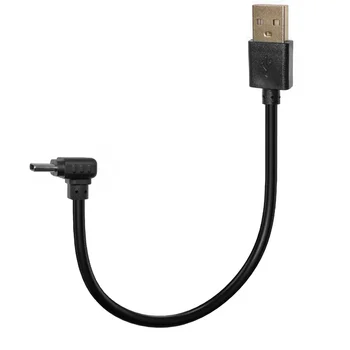 100 PCS USB 2.0 до 90 ° мъжки кабел за равнина на данни, 25CM 0.5M 1 метър удължителен кабел за храна за телефони, таблети и игри с Android