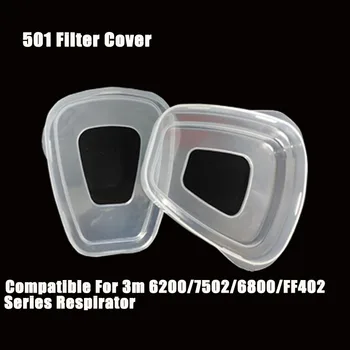 501 Филтър държач касета фиксатор капак монтаж за 3m 6200 6800 7502 9000 серия респиратор боя пръскане лице газ маска