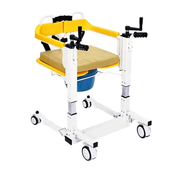 Домакинска грижа за възрастни хора електрическа трансферна машина, повдигащ душ стол, ръчна количка с тоалетна, многофункционален стол за грижи