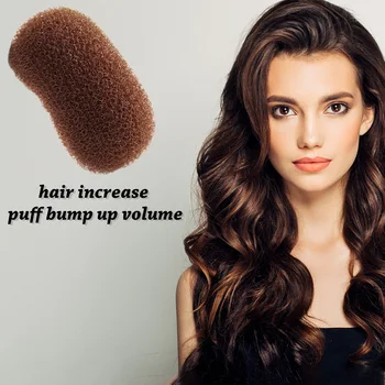  Увеличаване на обема на косата Бутер BB клип Гъба за коса Pad Magic Hair Bun Maker Лесен за работа Удобна коса Bump Up Гъба за коса Beaut