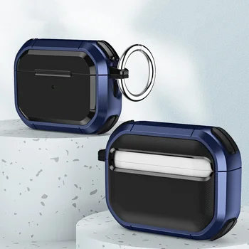За Airpods Pro 2 Case TPU PC капак за Apple Air Pods AirPods 3 2 Case 2022 Аксесоари Безжична слушалка с дизайн на ключодържател