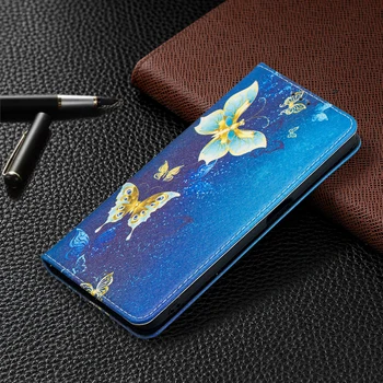  Кожен калъф за Samsung Galaxy A23 A53 A73 A33 A13 5G A30S A50 A50S A70 Flip Flower Holder Магнитна защита на капака на портфейла