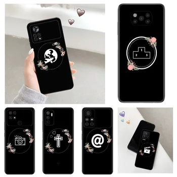 Икона на цветна йога Черен матов калъф за телефон против падане за Xiaomi 13 12X 12T 12S 12 Lite Redmi Note12 CC9 Pro A1 A2 Plus 12C 4G капак