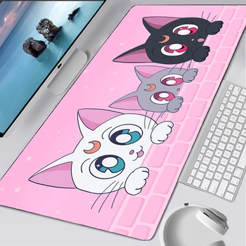 Kawaii подложка за мишка Компютърна подложка за мишка Подложка за бюро на масата Геймър момиче геймър килим аксесоари подложки за мишка xxl розов мишка килим