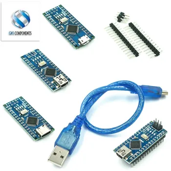 За нано мини / тип-C / микро USB с буутлоудъра съвместим червен контролер за Arduino CH340 USB драйвер 16Mhz ATMEGA328P