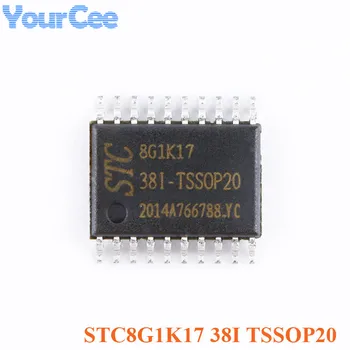 2pcs STC8G1K17-38I-TSSOP20 Едночипов микрокомпютър Подобрен STC8G1K17 1T 8051 микроконтролер MCU микро компютърен контролер