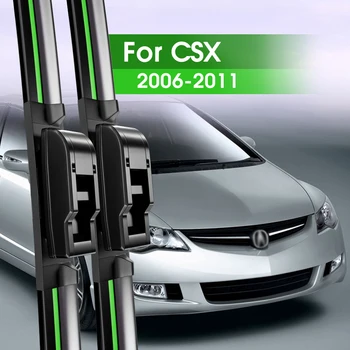 2pcs Предни чистачки на предното стъкло за Acura CSX 2006-2011 2007 2008 2009 2010 Аксесоари за прозорци на предното стъкло