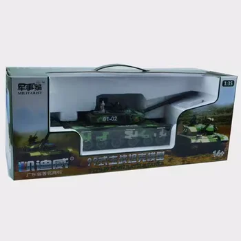 Военен модел 1:35 Китайски тип 99 Основен боен танк Завършен сплав бронирана бойна машина Метален модел превозно средство