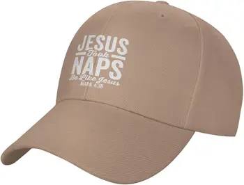 Jesus Took Naps Be Like Jesus Hat Adjustable Funny Fashion Casquette for Men Women hh