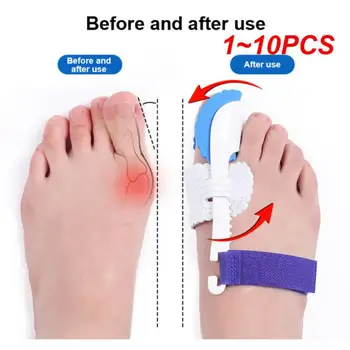 1~10PCS Bone Toe Bunion Splint Изправяне на шини Коректор за облекчаване на болката Hallux Valgus корекция Протектор за палеца Грижа за краката