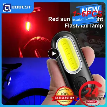  1 ~ 6PCS LED аварийна светлина за кола 5 режима фенерче USB зареждане на открито работна светлина предупреждение за безопасност полицейски светлини преносими