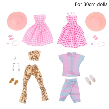 30CM кукла принцеса рокля мъже облекло за кукла двойка кукли дрехи аксесоари обличане играчки детски подаръци