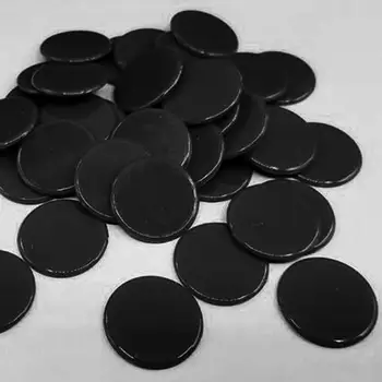 100pcs покер чипове монети плътен цвят казино доставка семейни игри Accs черен