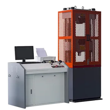 Голяма 200 T хидравлична машина за тестване WEW-2000D микрокомпютър екран материал напрежение и компресия тестване машина